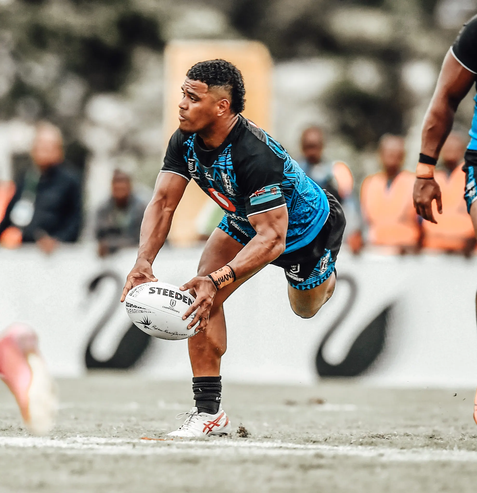 Dynamic Fiji Bati Players in Custom Uniforms