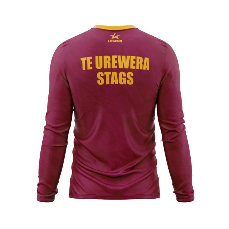Te Urewera Stags - P47 - Adult Long Sleeve T-Shirt - Image 2