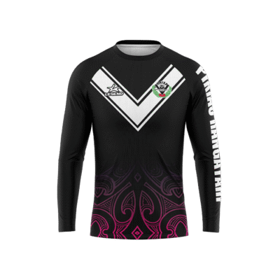 Pikiao Warriors Rugby League - ZIP007-EV8-35 - Adult Crew Neck Jumper (Pink)