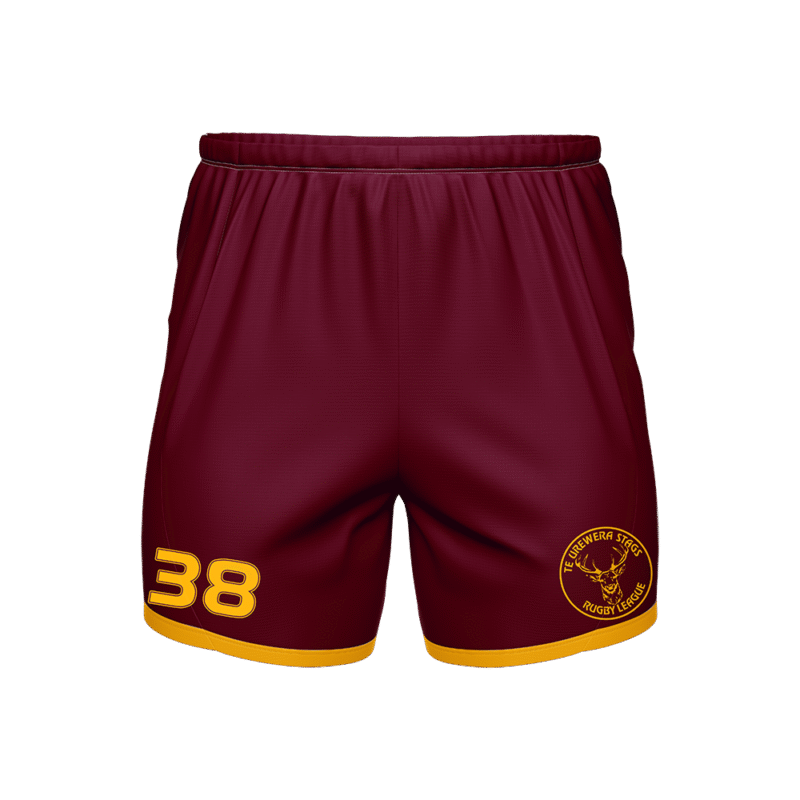 Te Urewera Stags - LE104 - Youth Gym Shorts