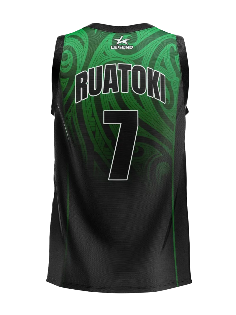 Ruatoki Sports & Cultural Club - MD100 - Standard Basketball Vest (Youth) - Image 2