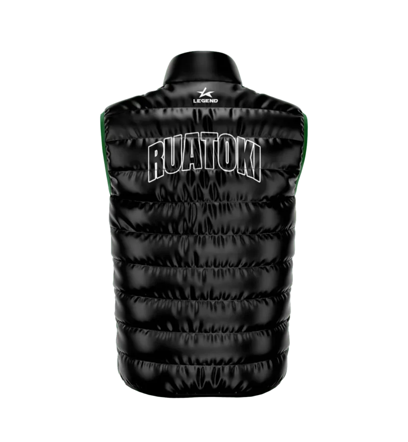 Ruatoki Sports & Cultural Club - LG-199 Puffer Vest - Cut and Sew (Youth) - Image 2