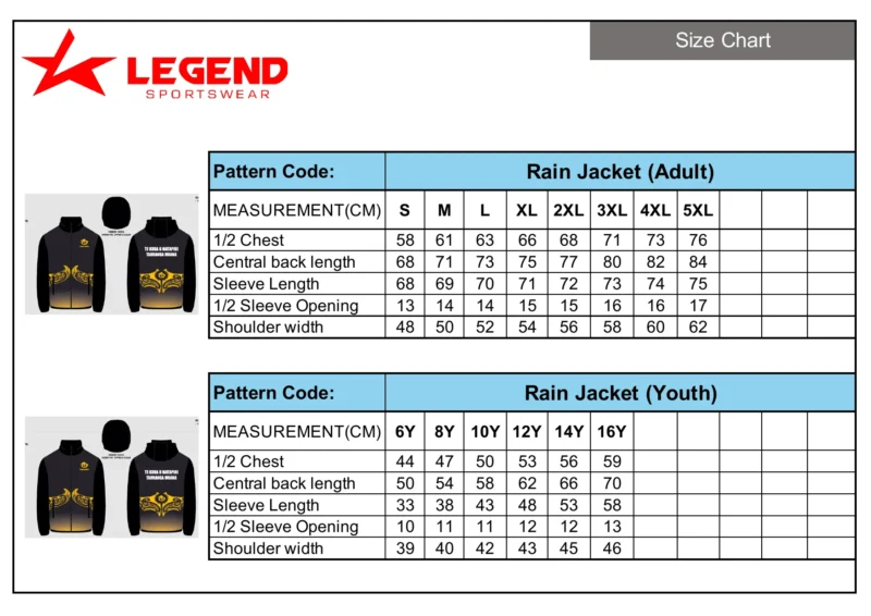 Ngati Hangarau - LG1 12 - Rain Jacket with Hood (Youth) - Image 3