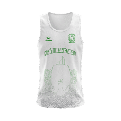 Ngati Hangarau - OTG- 132 - Singlet - White (Adults)