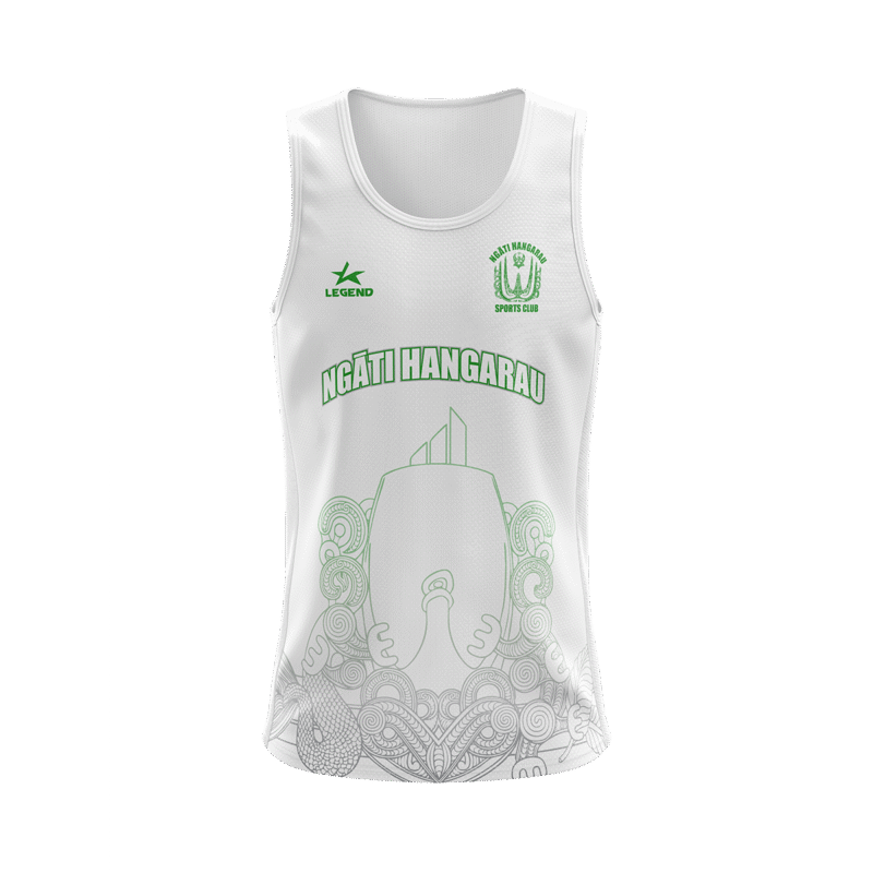 Ngati Hangarau - OTG- 132 - Singlet - White (Adults)