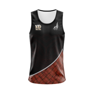 OTG - 132 - Standard Mens Singlet (Black / Brown) | AMTA